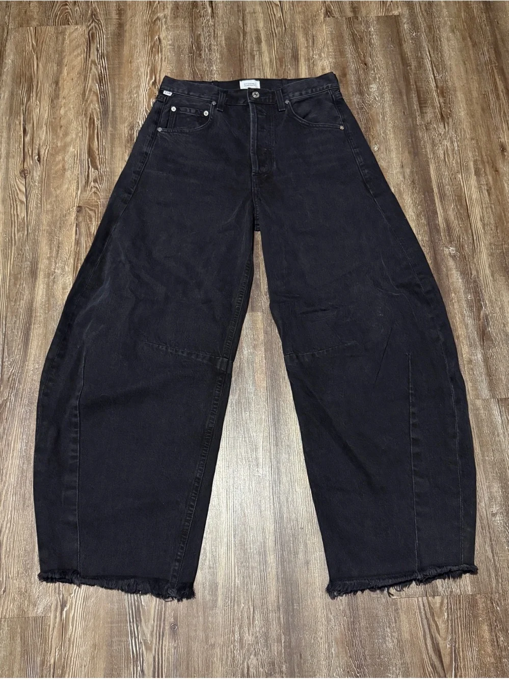 Citizens of Humanity Horseshoe Jeans Women's 26 Barrel Leg Baggy Designer Denim